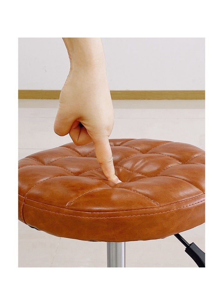 Generic Beige Beauty Salon Special Stool, Rotating Lift Bar Chair, Master Chair, Barber Shop Nail Chair, Makeup Chair  - Image 4