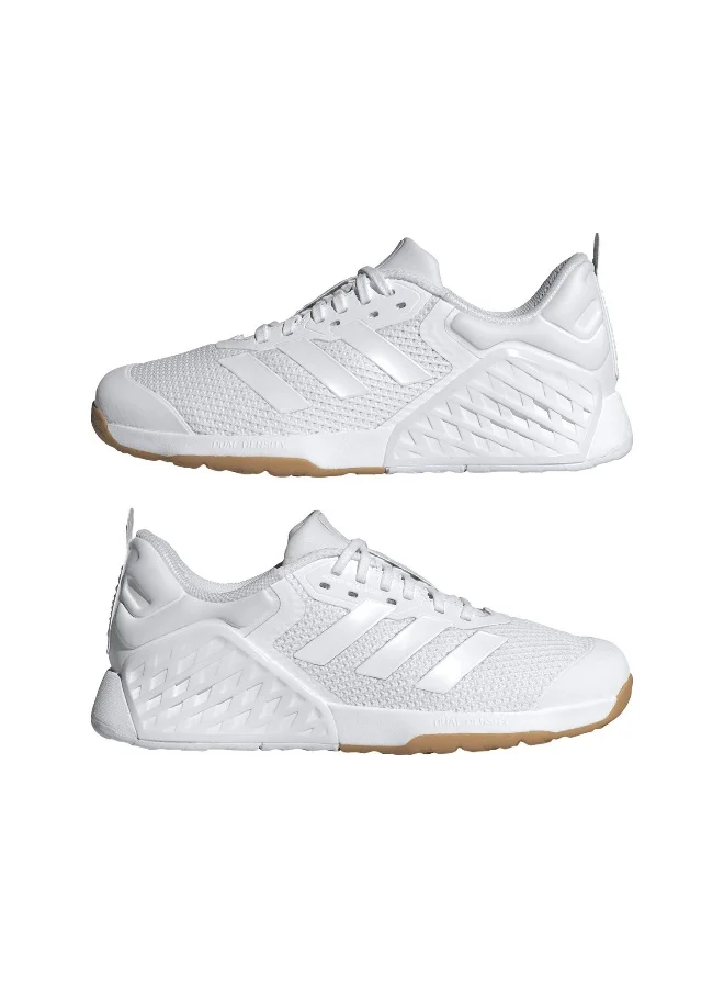 adidas حذاء تدريب دروب سيت  للنساء أبيض
