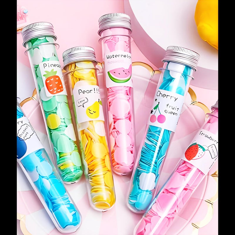 PARTEET Traveling Portable Disposable Bottle Shaped Paper Soap For Travel Essential For Men,Women & Kids. hand wash paper, portable paper soap, soap paper travelling (Pack of 1) (Assorted Color) - Image 2