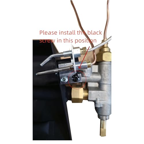 Americangaslogs Gas Fireplace Valve Manual Safety Pilot Control System for Gas Log Sets – Compatible with Natural Gas & Propane, Includes Heat Shield and Pilot Kit (Manual, Silvery) - Image 4