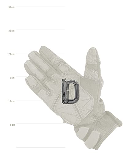 SLSWHLX ITW - 4 Pack - BLACK - D-Ring Grimloc Locking for Molle Webbing. USA Made - Image 3