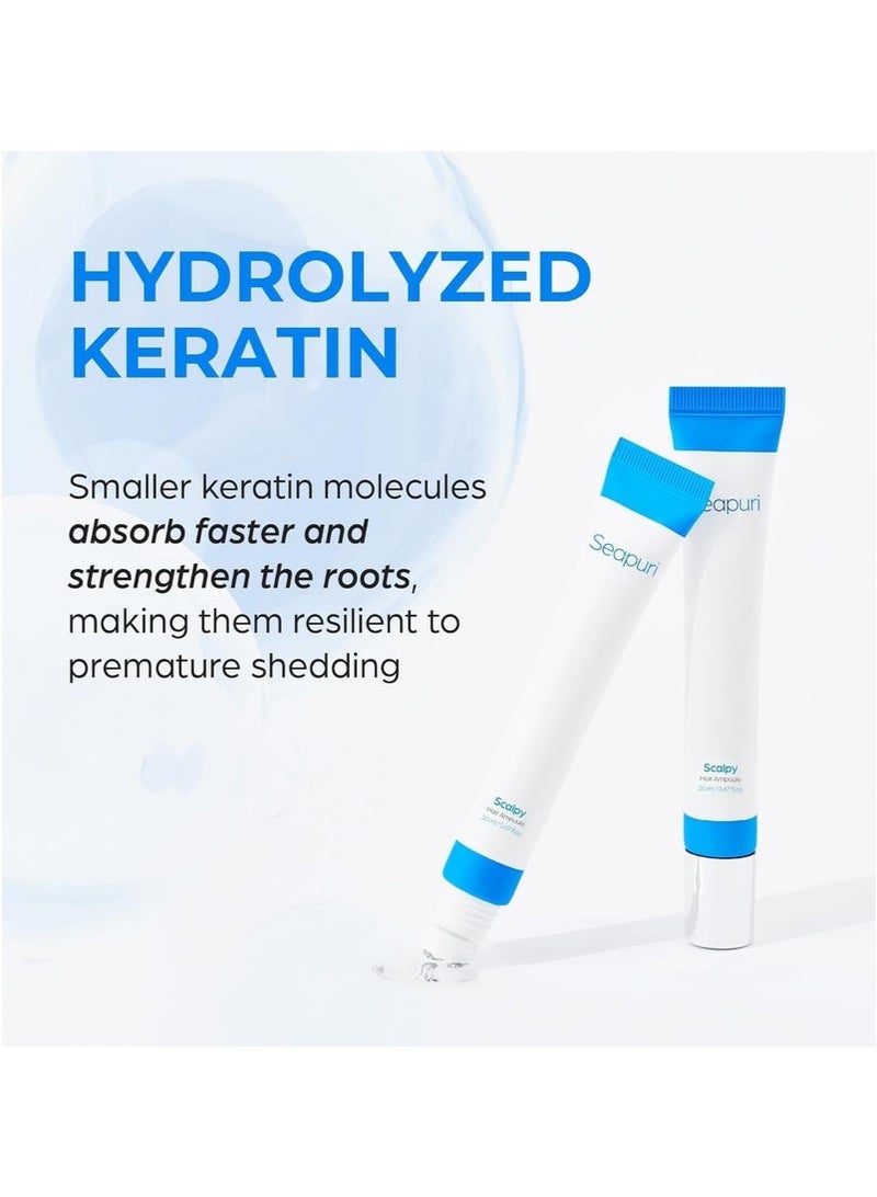 Seapuri Hair loss and Thinning Skin Hair Growth Essence Scalp Massage Treatments Contain Salicylic acid, Menthol, Dextamol Non-Greasy, lightweight Exfoliating Dandruff - Image 5