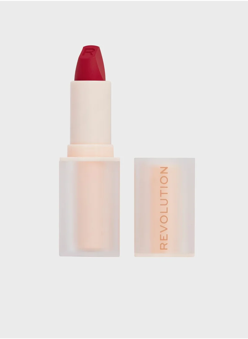 REVOLUTION Revolution Lip Allure Soft Satin Lipstick Material Girl Wine