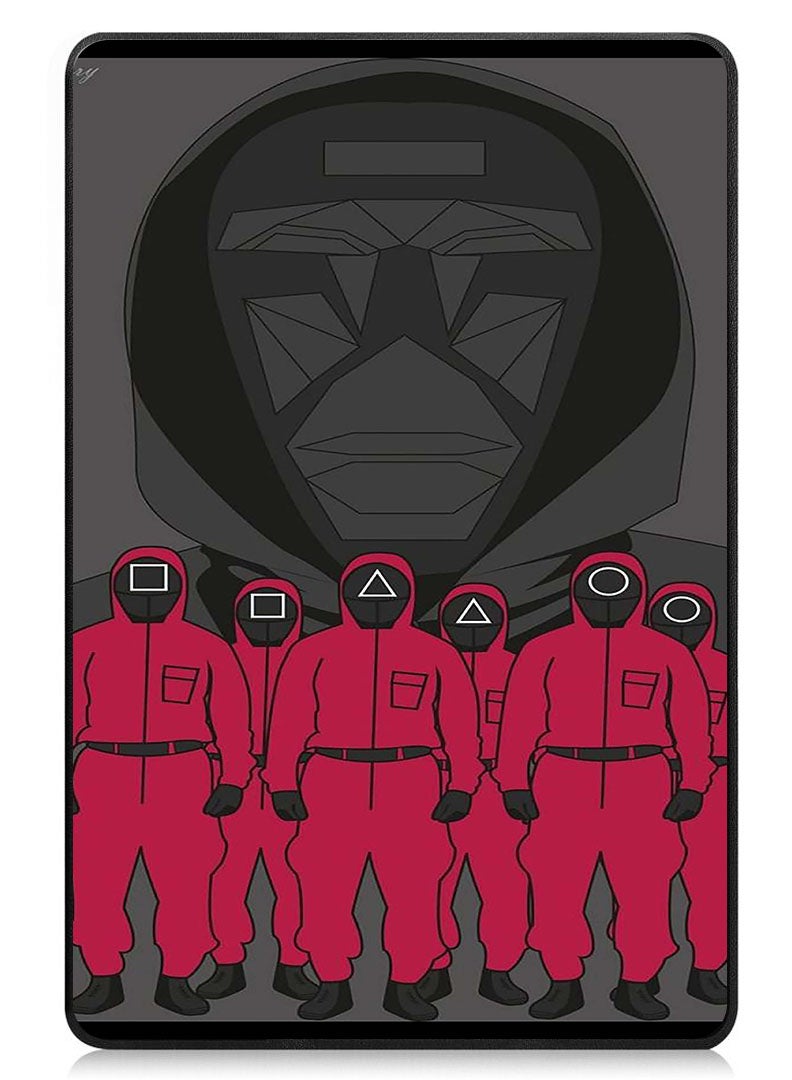 Theodor Protective Flip Case For Apple iPad mini 7th Generation (A17 Pro 2024 Model) (Mini 6 2021 Model  6th Generation) With Trifold Stand Auto Wake Sleep Shockproof Cover Squid - Image 1