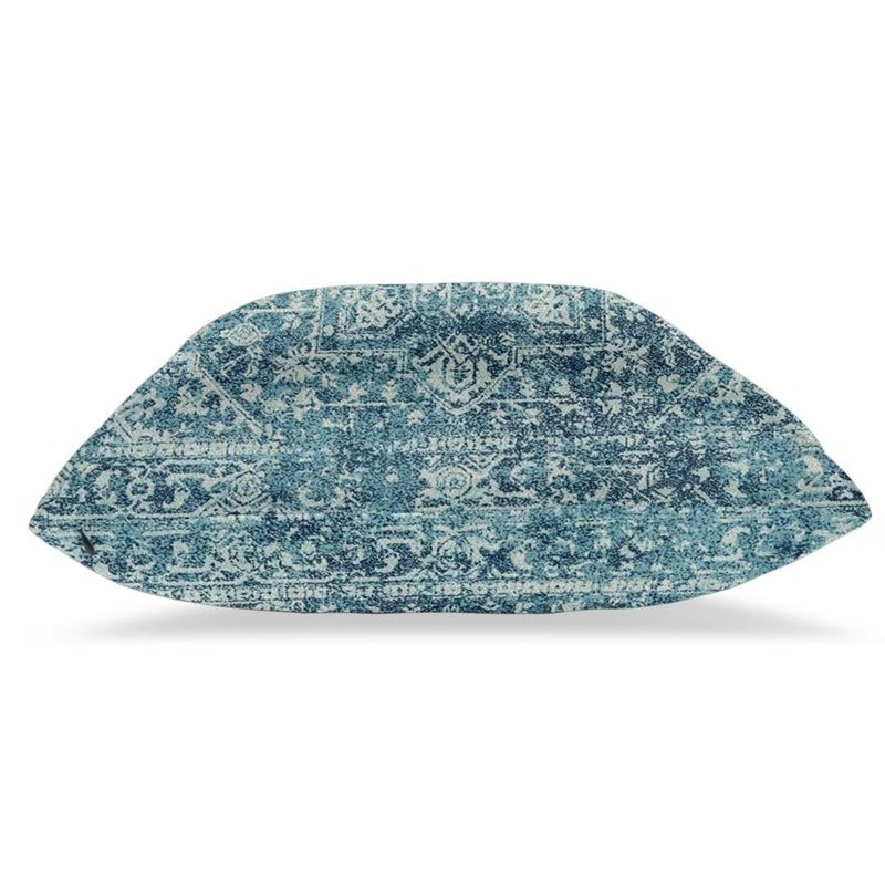 Sunshineyan Teal Boho Pillow Covers 20x20 Set of 2  Bohemian Carpet Pattern Outdoor Decorative Throw Pillows Linen Ethnic Design Rustic Farmhouse Cushion Cases for Couch Sofa Decor - Image 3