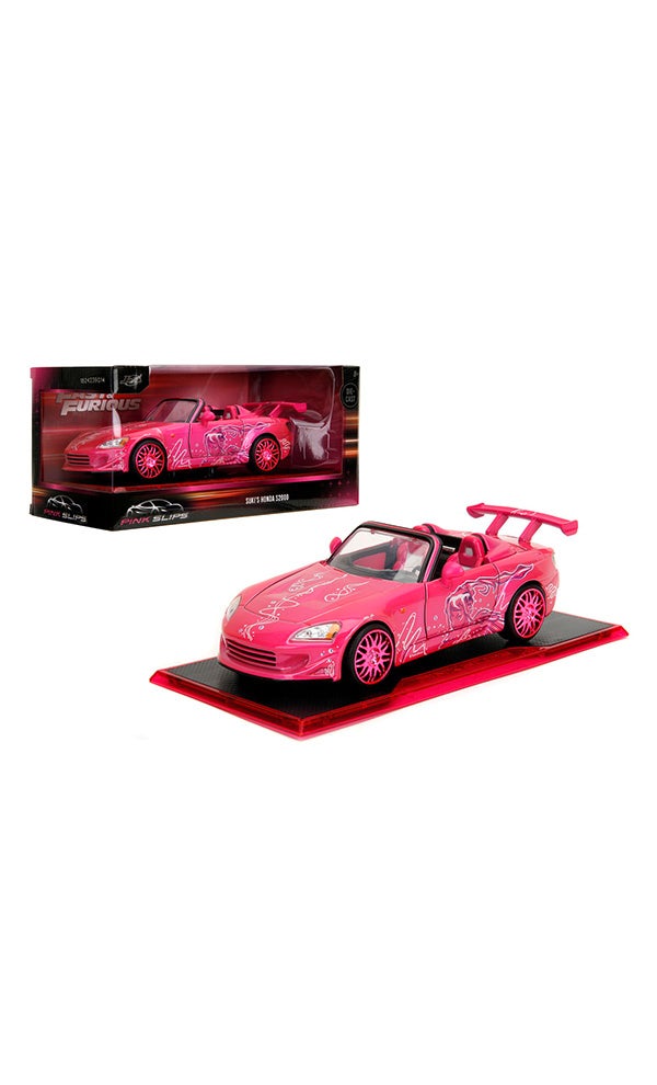 JADA سيارات وردية 1:24 - هوندا S2000 من سُكي، سيارة مصنوعة من الصب، ألعاب للأطفال والبالغين - Image 1