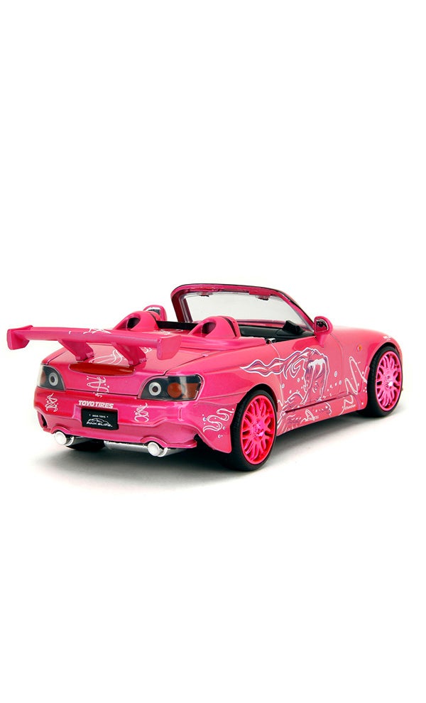 JADA سيارات وردية 1:24 - هوندا S2000 من سُكي، سيارة مصنوعة من الصب، ألعاب للأطفال والبالغين - Image 3