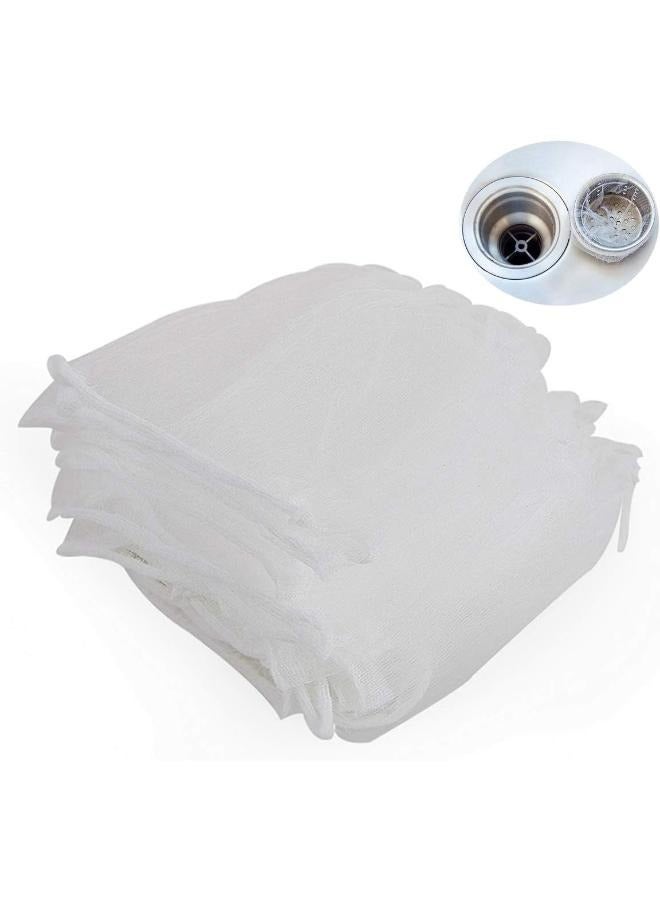 50pcs Disposable Sink Strainer Bag Mesh Sink Strainer Garbage Bags for Kitchen Bathroom Sink - Image 1
