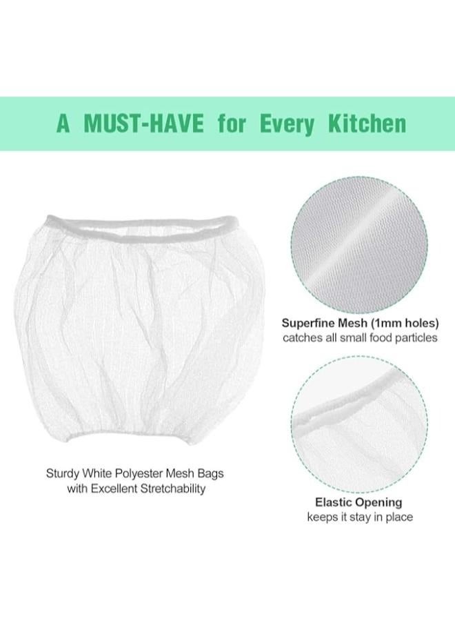 50pcs Disposable Sink Strainer Bag Mesh Sink Strainer Garbage Bags for Kitchen Bathroom Sink - Image 2