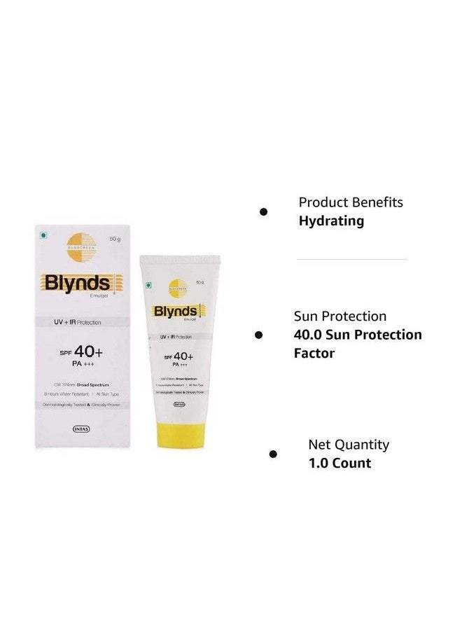 BREEMETIC - Blynds Emulgel Spf 40+ Sunscreen Gel (50G) - Image 1