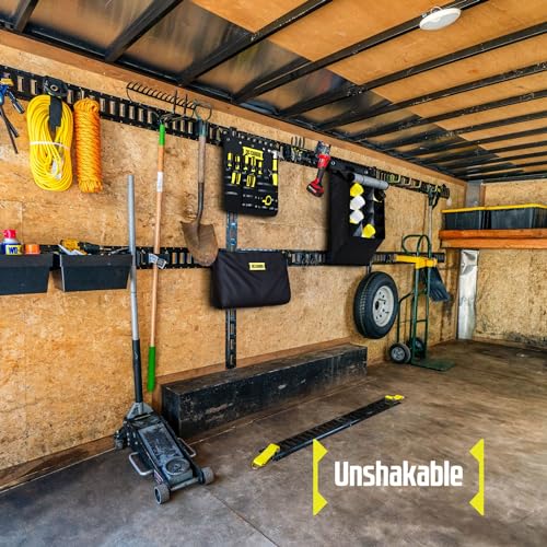 DC Cargo Mall حقيبة تخزين E-Track من DC Cargo Mall للمقطورات - حقيبة قماشية بسحاب قوية 14 بوصة × 24 بوصة - سعة الوزن 50 رطل - ملحقات E-Track - Image 5
