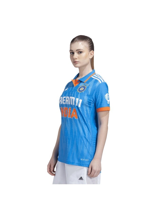 Adidas Adidas Indcri Odijsyw Blue Cricket Jerseys For Women S  - Image 4