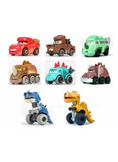 Disney Cars On The Road Mini Racers Mystery Dino Egg Cruisers, Set Of 4  - Image 2