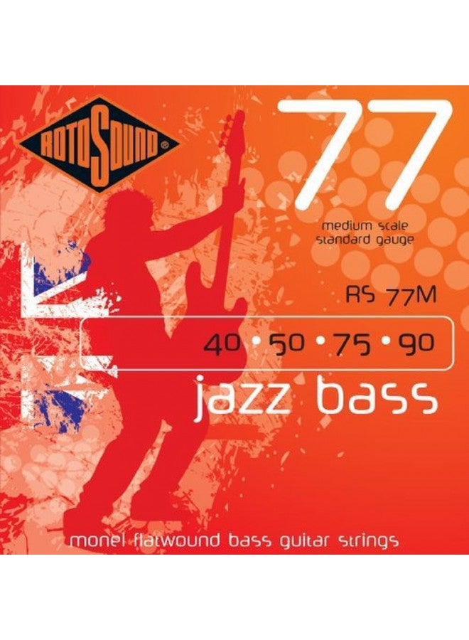 Rotosound RS77M Monel Flatwound Bass Guitar Strings (40 50 75 90) - Image 3