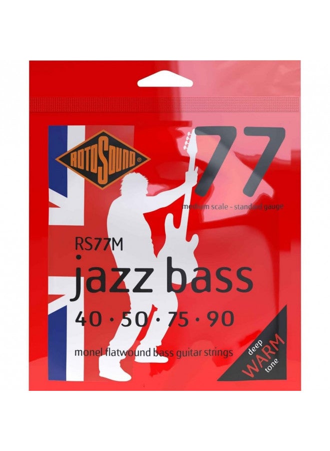 Rotosound RS77M Monel Flatwound Bass Guitar Strings (40 50 75 90) - Image 2