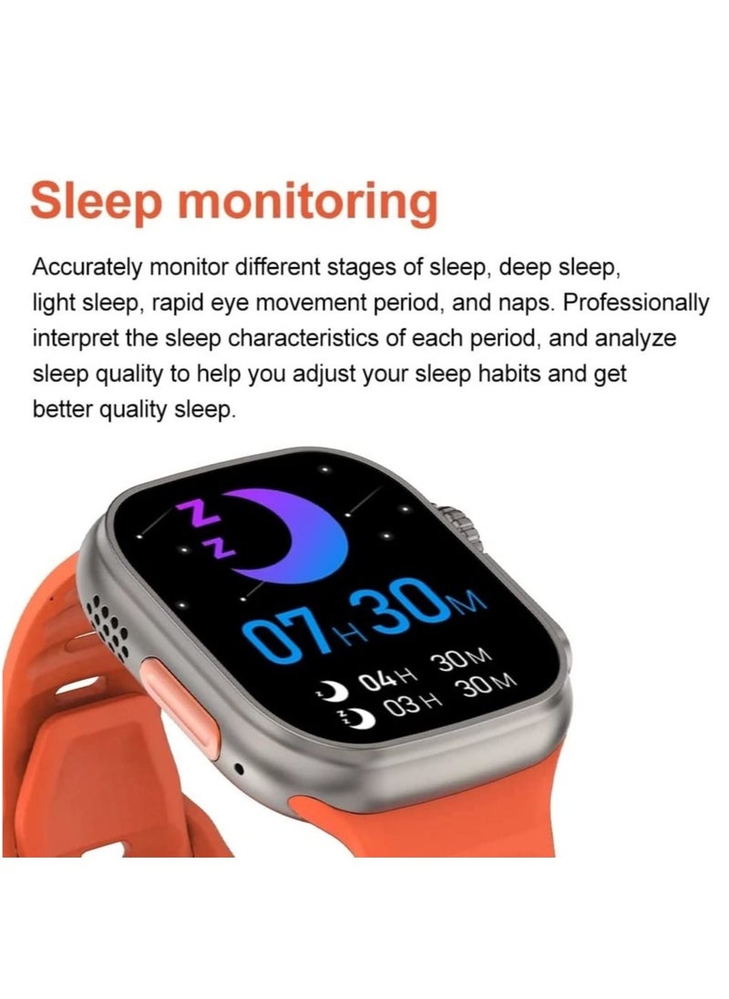 ELTRAZONE - New S8 Ultra Max Smartwatch Series 8 S8 Smart Watch Ultra AI Voice Smart Watch 2.0inch Bluetooth Call Wriless Charging Watch 8 Ultra - Image 1