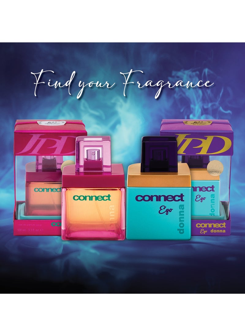 Jean Paul Dupont - Connect Ego Donna Eau de Parfum For Women 100ml - Image 1