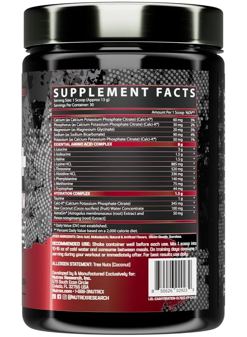 Nutrex Research EAA+ ترطيب 30 حصة فواكه بانش 390غ - Image 2