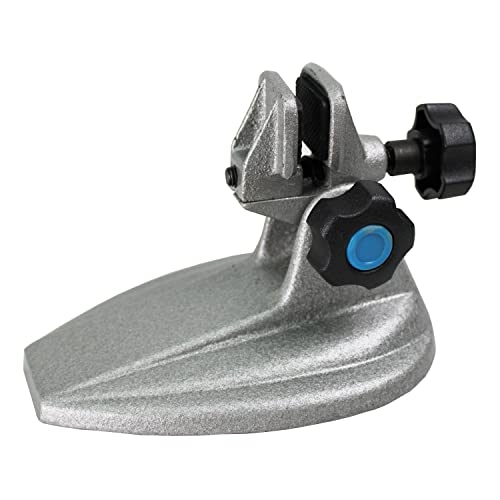 HFS(R) Precision Micrometer Stand Holder Base Adjustable Cast Iron Base for 0-4" Micrometer - Image 1