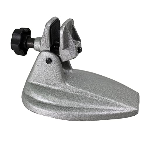 HFS(R) Precision Micrometer Stand Holder Base Adjustable Cast Iron Base for 0-4" Micrometer - Image 2