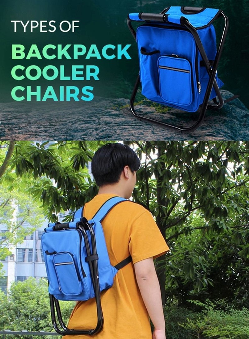 QUTOOB All-in-One Camping Chair - Foldable, Backpack and Storage - Multi Use Outdoor Chair for Trips, Picnics, Camping, Hiking, Backpacking, Adventure and Travel - Image 5