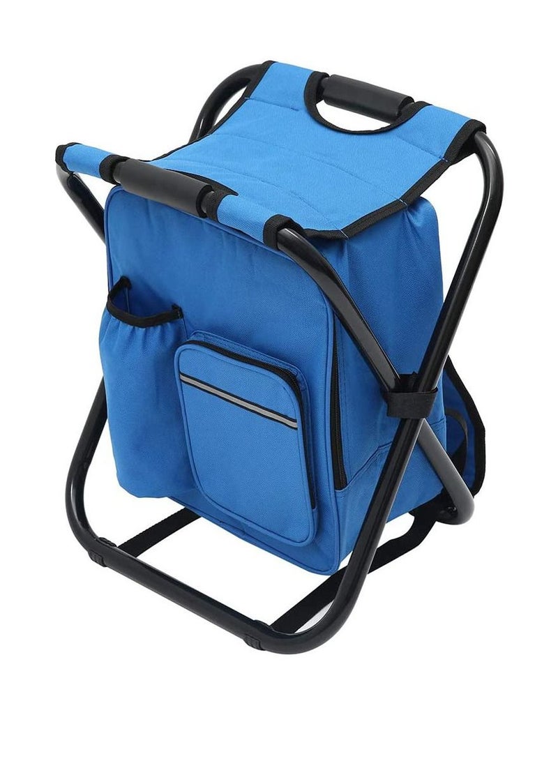 QUTOOB All-in-One Camping Chair - Foldable, Backpack and Storage - Multi Use Outdoor Chair for Trips, Picnics, Camping, Hiking, Backpacking, Adventure and Travel - Image 1