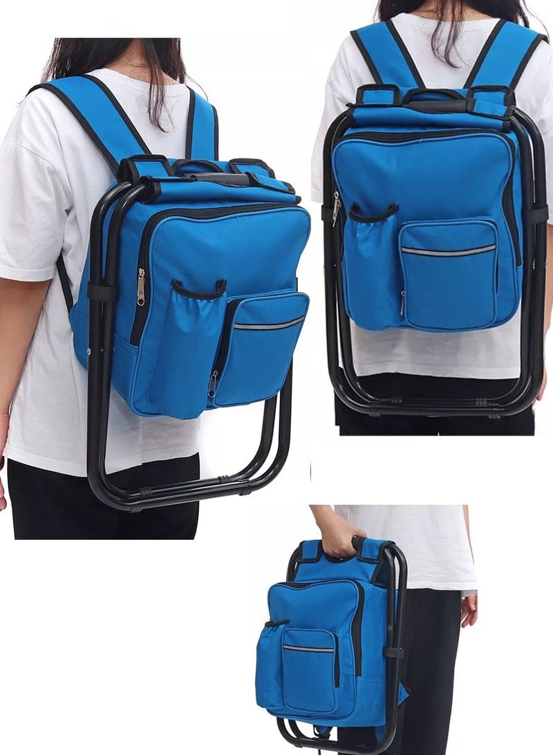 QUTOOB All-in-One Camping Chair - Foldable, Backpack and Storage - Multi Use Outdoor Chair for Trips, Picnics, Camping, Hiking, Backpacking, Adventure and Travel - Image 4