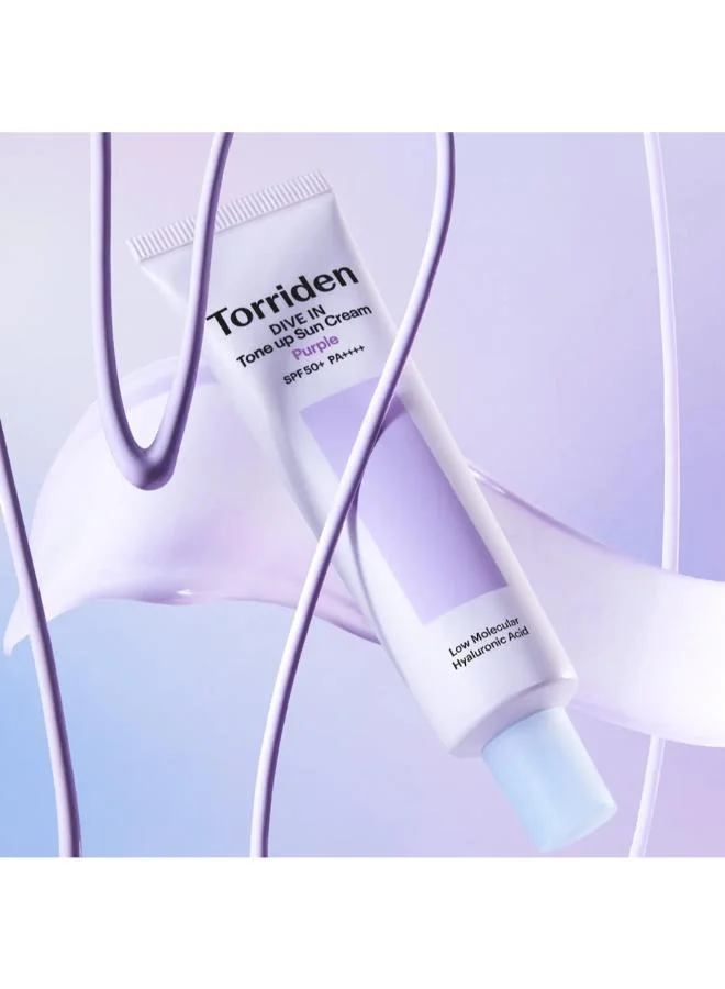 Torriden Torriden DIVE IN Tone up Sun Cream Purple 60ml