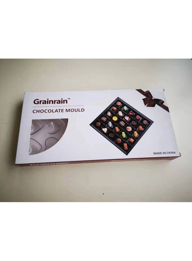 GRAINRAIN DIY Chocolate Molds Clear Hard Plastic Polycarbonate PC Mould Bullet Shaped - Image 3