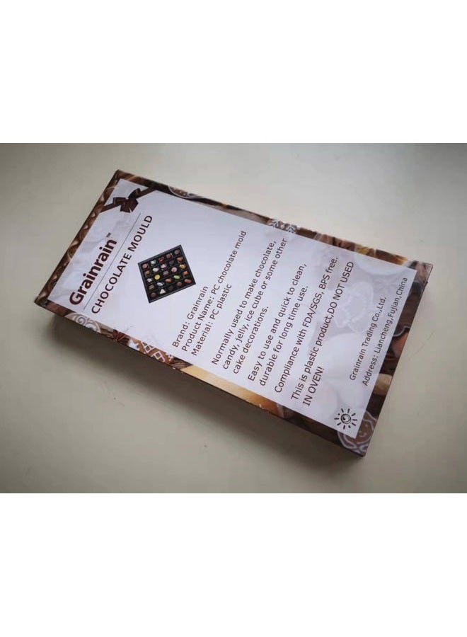 GRAINRAIN DIY Chocolate Molds Clear Hard Plastic Polycarbonate PC Mould Bullet Shaped - Image 4