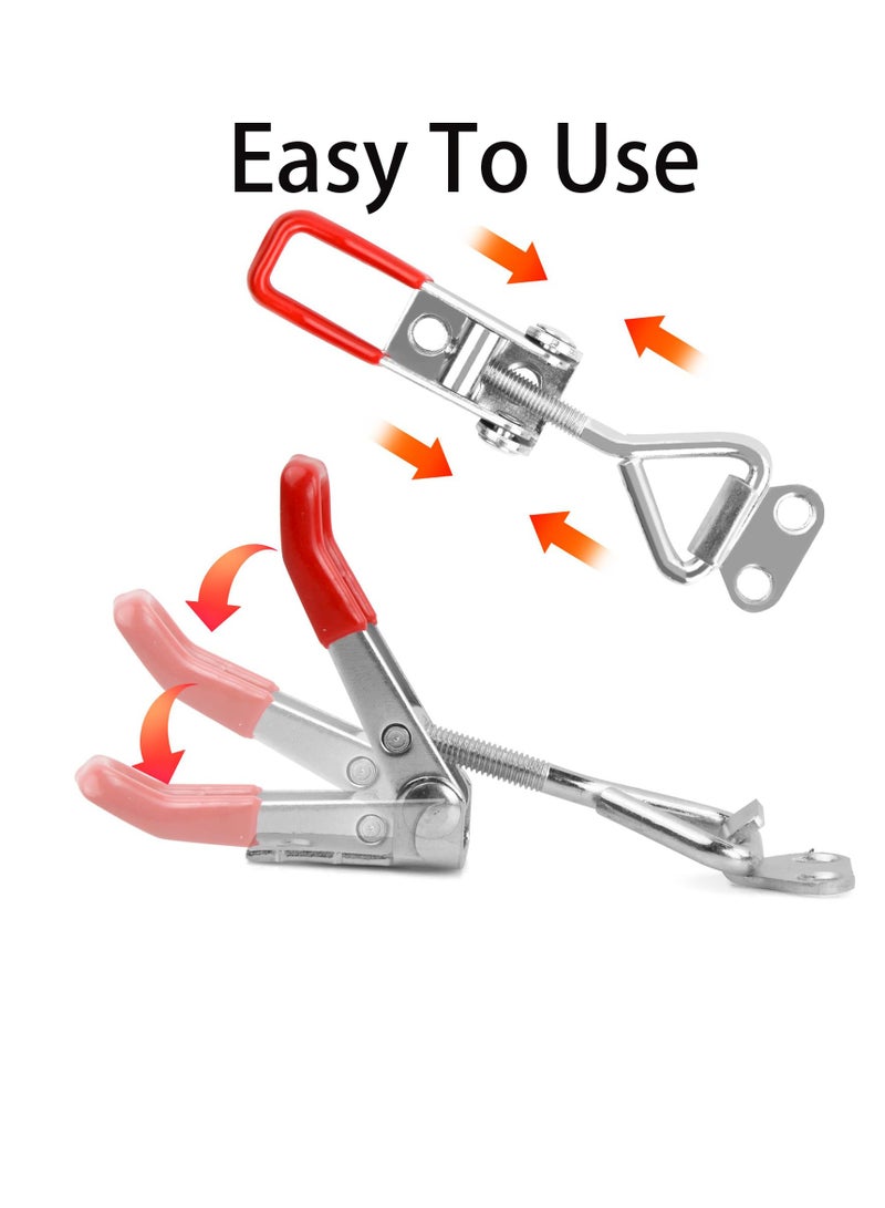 Toggle Latch, 4 Pcs Adjustable Metal Catches and Latches for Cabinet Boxes - Image 4
