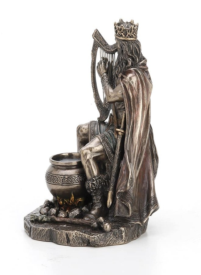 Veronese Design 7 1/4" Tall Celtic God Dagda Druid King of Tuatha De Danann Cold Cast Bronzed Resin Sculpture - Image 4
