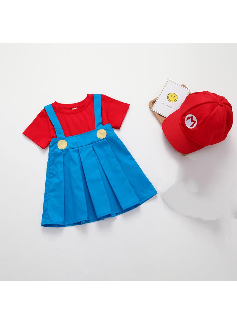 New Super Mario Game Dress Children's Performance Clothing Photography Studio Clothing - Image 1