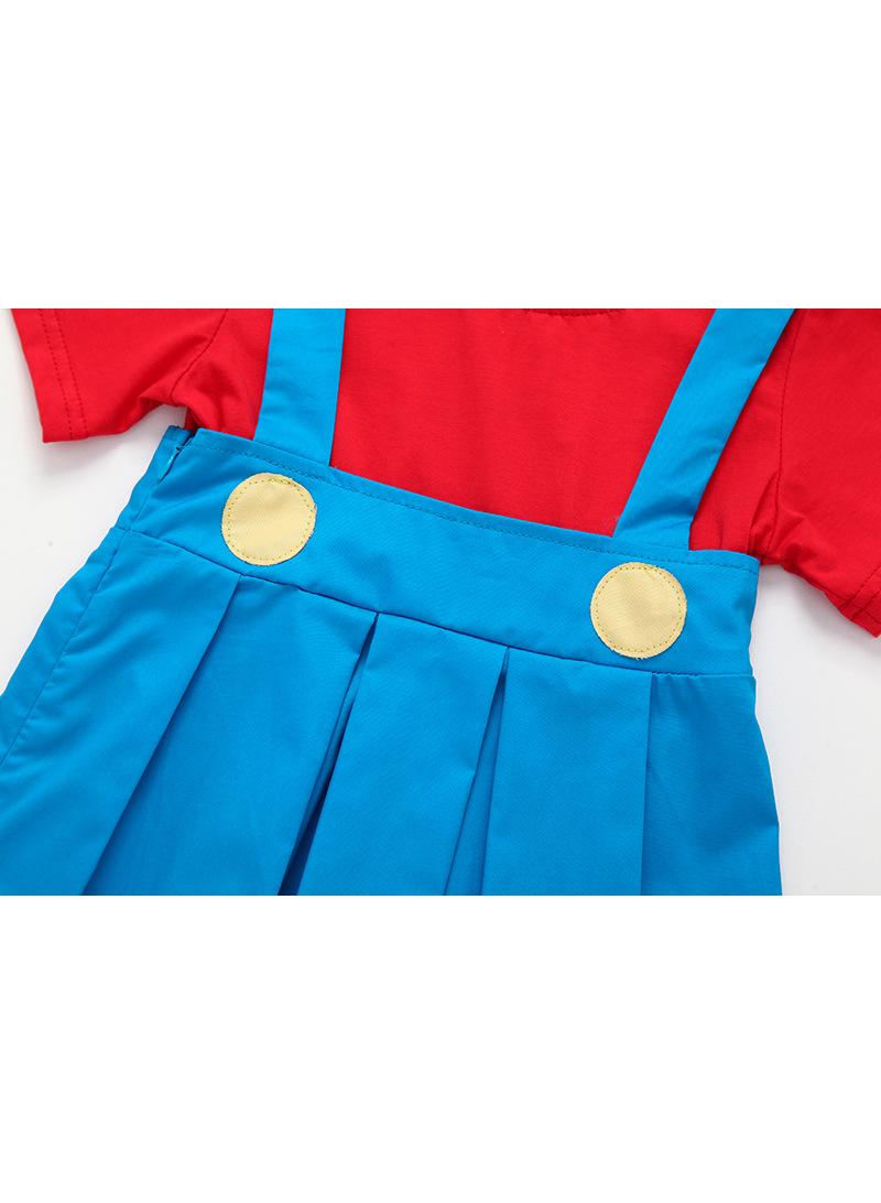 New Super Mario Game Dress Children's Performance Clothing Photography Studio Clothing