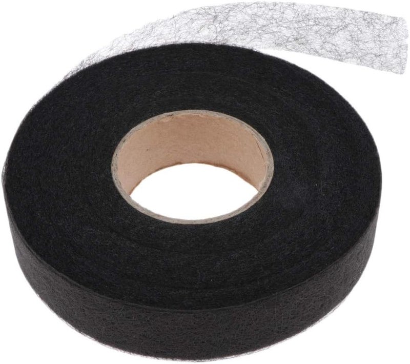 klarako 90 Yards Fusion Fabric Hem Adhesive Tape Craft Sewing Accessories  Black, 1cm - Image 2