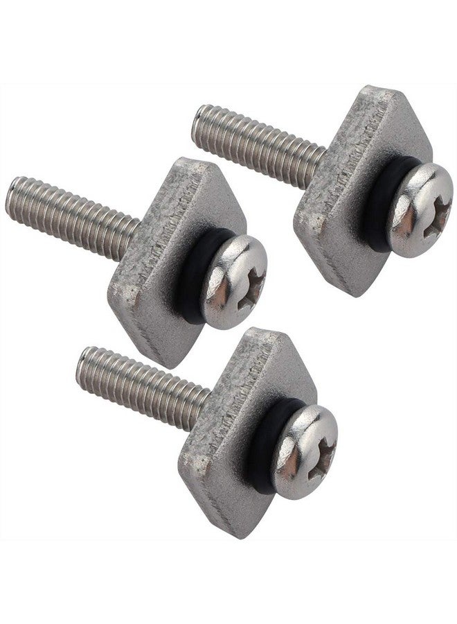 VTurboWay 316 Stainless Steel Fin Screw And Plate For Surf Longboard And Sup 3 Pack M4 Screw Suitable For Fiberglass Single Fin - Image 3