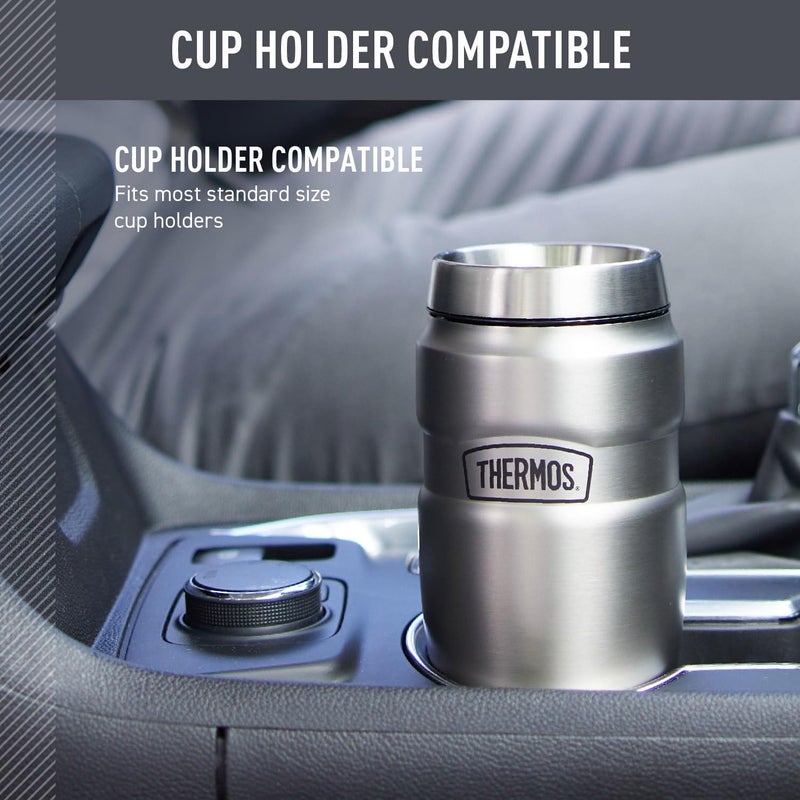 THERMOS Stainless Steel Vacuum Insulated Army Green Tumbler 470 ML, SK1005AG, Travel Tumbler, Insulated Cup, Tumbler with Handle - Image 3