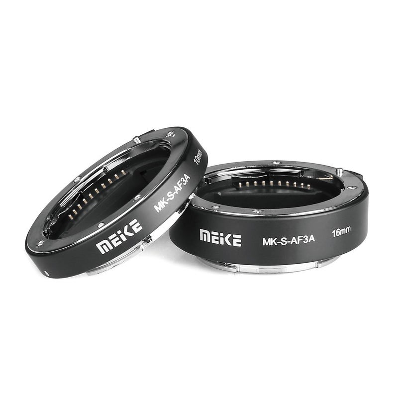 Meke Meike MK-S-AF3A AF Auto Focus Macro Extension Tube Adapter Ring (10mm+16mm) for Sony Mirrorless E-Mount FE-Mount A7 NEX Camera A7 A7II A7M2 NEX3 NEX5 NEX6 NEX7 A5000 A5100 A6000 A6300 A6500 A9 A6400 - Image 4