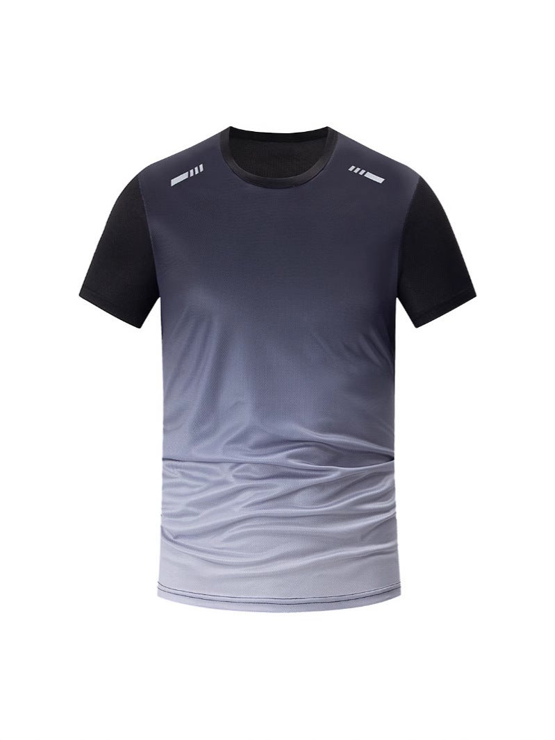 Overseas Platform American Size Men'S Quick-Drying Sports Short-Sleeved Casual All-Match Fitness Round Neck T-Shirt Youth Undershirt - Image 5