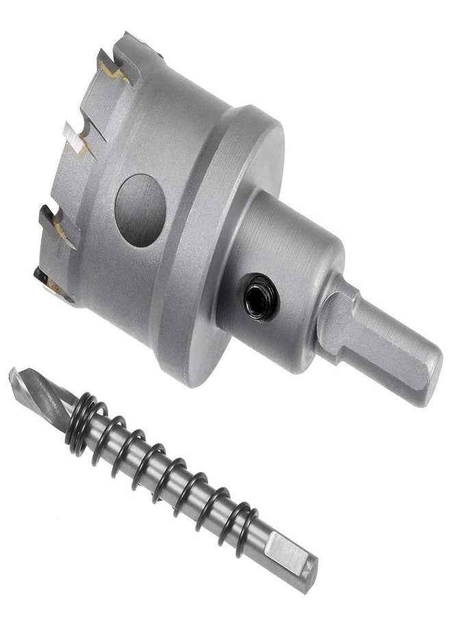 UPTODATETOOLS 42mm TCT Hole Saw, 1-5/8” Cutting Diameter Tungsten Carbide Tipped Hole Cutter Opener, for Stainless Steel Metal Plate Aluminum - Image 3