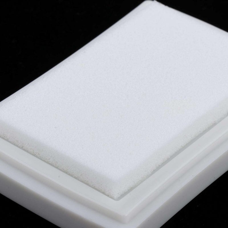 كلاراكو وسادات حبر فارغة للحرف اليدوية، مجموعة من 10 وسادات حبر للأصابع، بدون وسادة ختم، للأطفال - Image 5