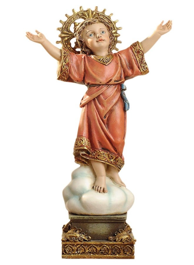 Roman Joseph’s Studio, 8" H Divine Child Figure on Base, Renaissance Collection, Resin and Stone Religious Statue - Image 1