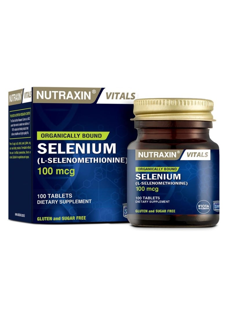 نوتركسين مكمل غذائي نيوتراكسين سيلينيوم ١٠٠ ميكروغرام - ١٠٠ قرص - Image 1