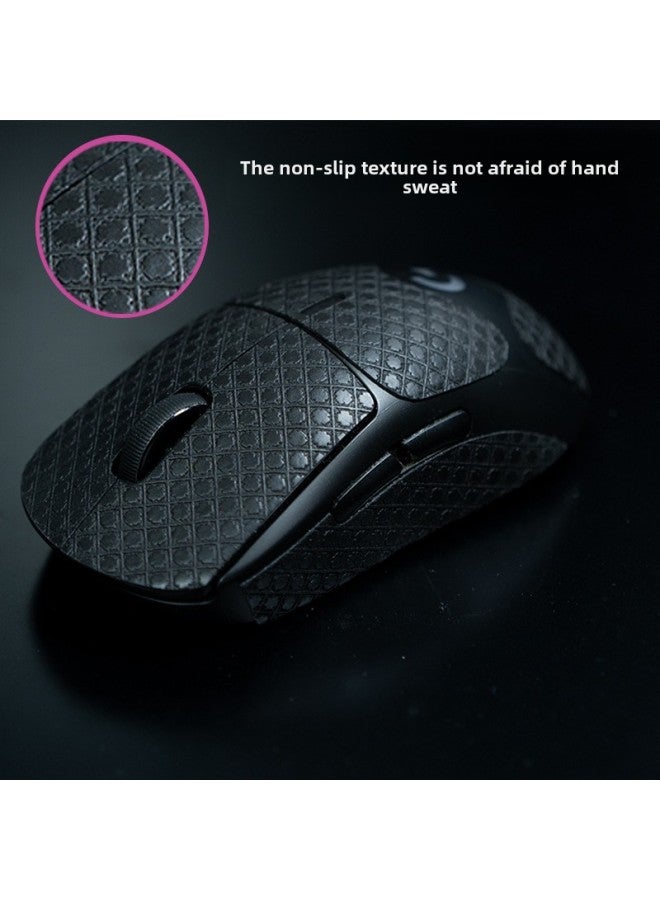 Mouse Anti-slip Sticker For Logitech GPW Generation 23 Generation Anti-sweat Sticker GPROX Sweat Sticker Back Sticker Side Full Set-Color:GPW 2/third Generation Black Snowflake Pattern (full Set)