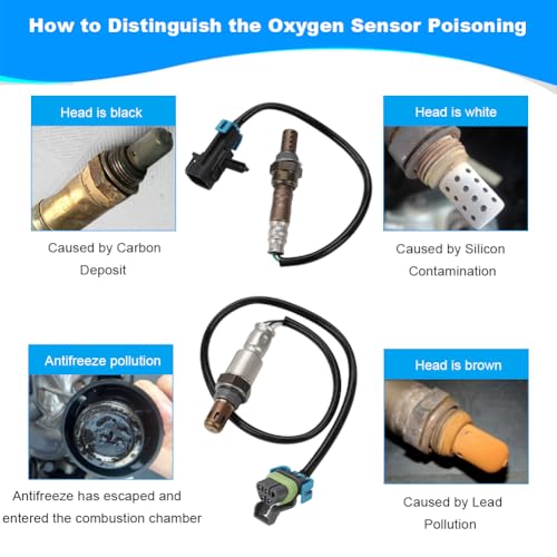 JDMON 2PCS Oxygen O2 Sensor Upstream Downstream Replacement for 2011-2014 Chevrolet Equinox, Malibu, Captiva, GMC Terrain 2.4L L4 Compatible with 234-4530, 234-4242, 12639692, 12606671 - Image 5