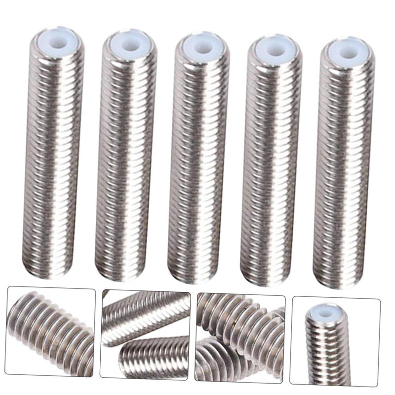 5 قطع من أنبوب التغذية الفولاذي المقاوم للصدأ مع PTFE لأنابيب بثق الطابعات، بتصميم متوافق مع جميع الطابعات القياسية. - Image 3