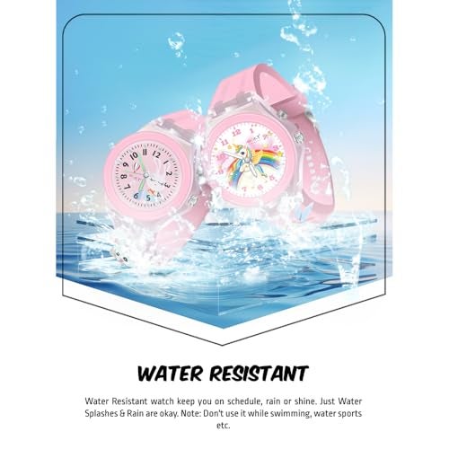 Spiky Analog Watch For Kids Combo (Pink) | 3D Cartoon | 7 Multicolor LED Luminous Disco Lights With Silicone Strap | Stylish Birthday Gift | Analogue Wrist Watches For Girls & Boys | Age 3-10 Yrs | Combo Pack of 2 - Image 5