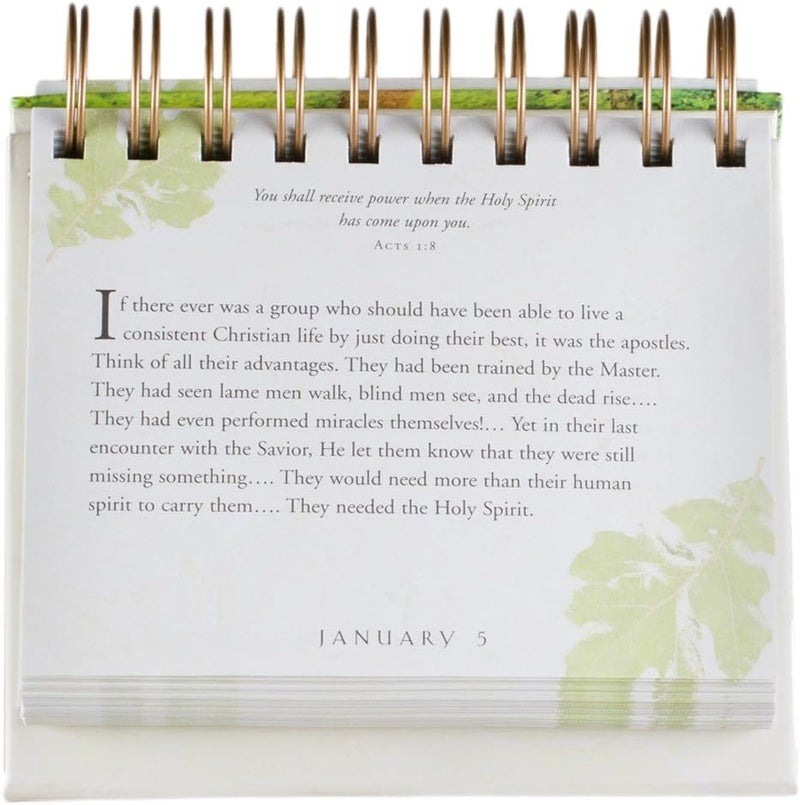 Dayspring DaySpring  Gods Way Day by Day Charles Stanley  Perpetual Calendar 16760  - Image 2