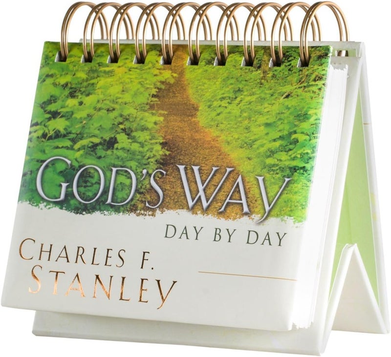Dayspring DaySpring  Gods Way Day by Day Charles Stanley  Perpetual Calendar 16760  - Image 1
