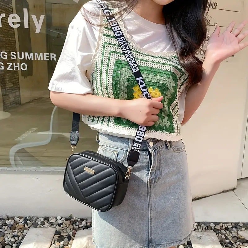 [ Exclusive] Diamond Crossbody Bag Single Shoulder Dies Bag Women'S Camera Bag La Embroidered Phone Bag Storage Bag Women - Image 5